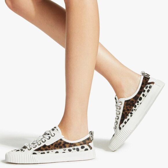 Jimmy Choo Impala Animal Print Low-Top Sneakers  - Picture 2 of 12